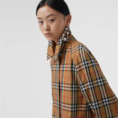 rainbow burberry|Burberry raincoat check.